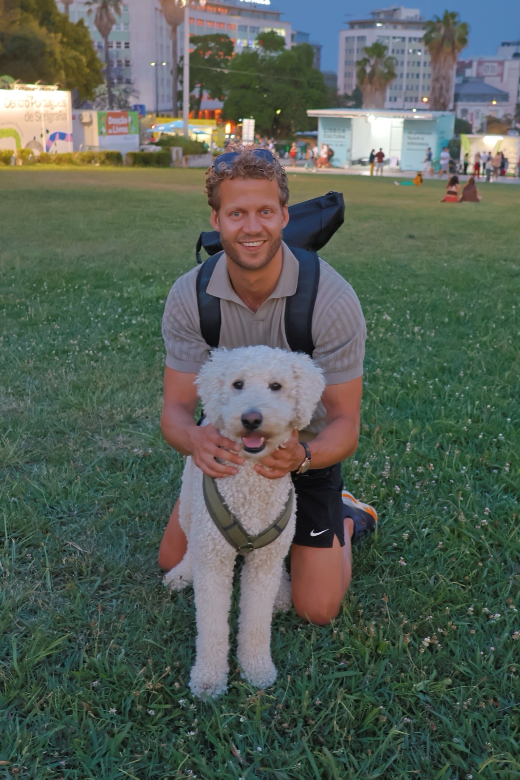 Floris with his dog